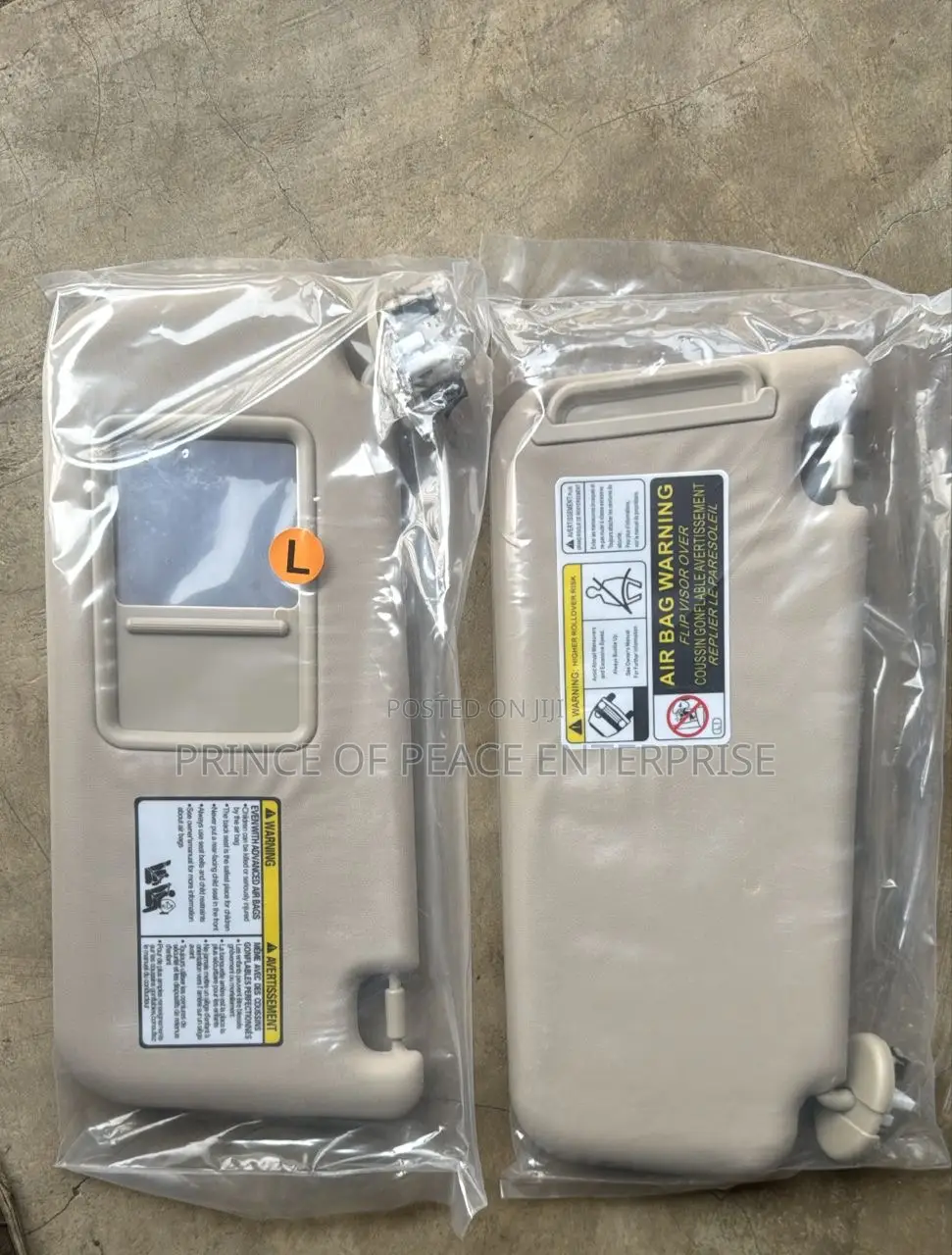 Toyota Rav 4 2008 2009 2010 Sun Visors / Sunshade Pair New