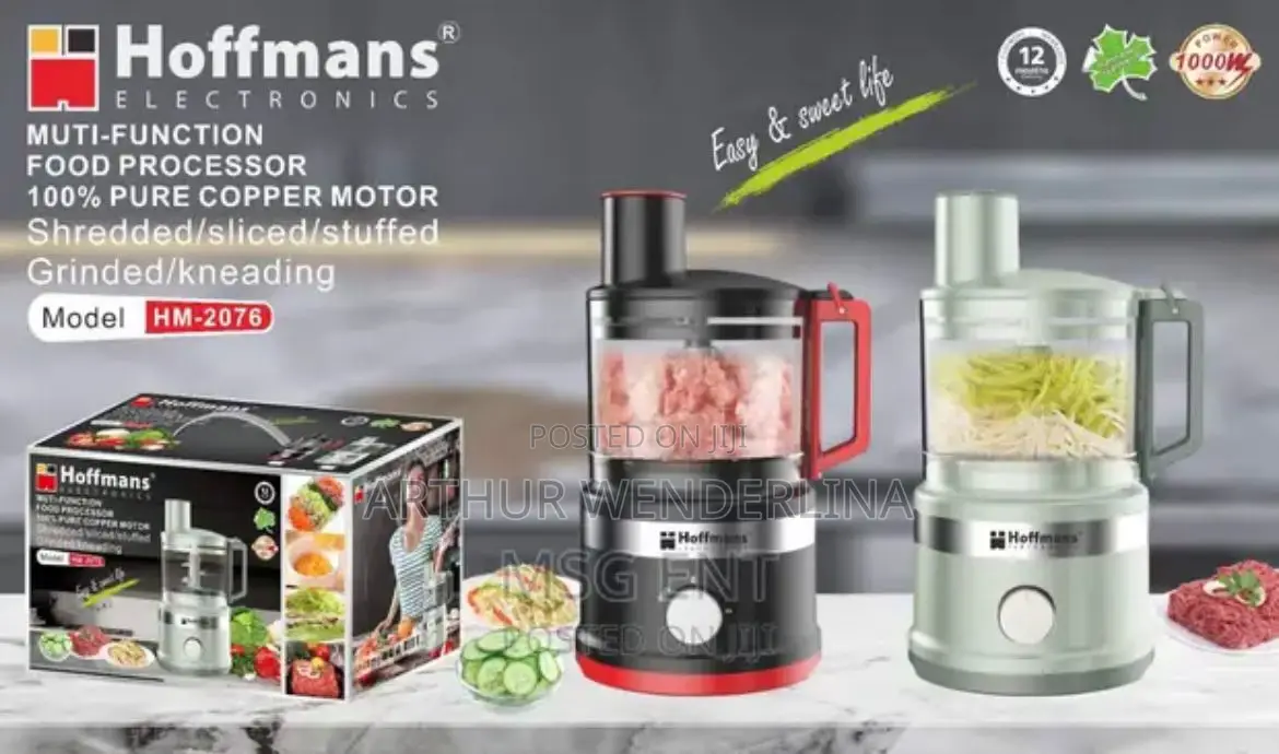 Hoffman Multifunction Food Processor