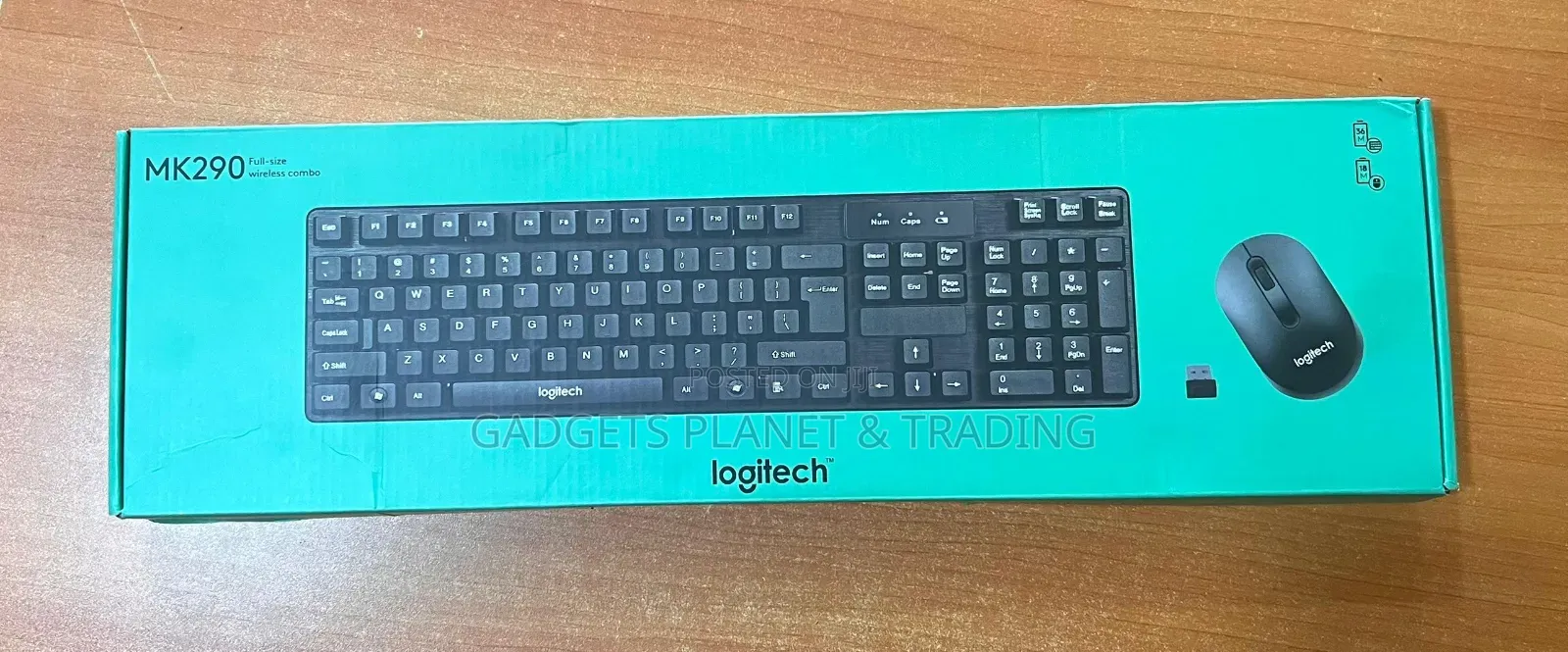 Logitech Wireless Keyboard and Mouse Combo Set - MK290