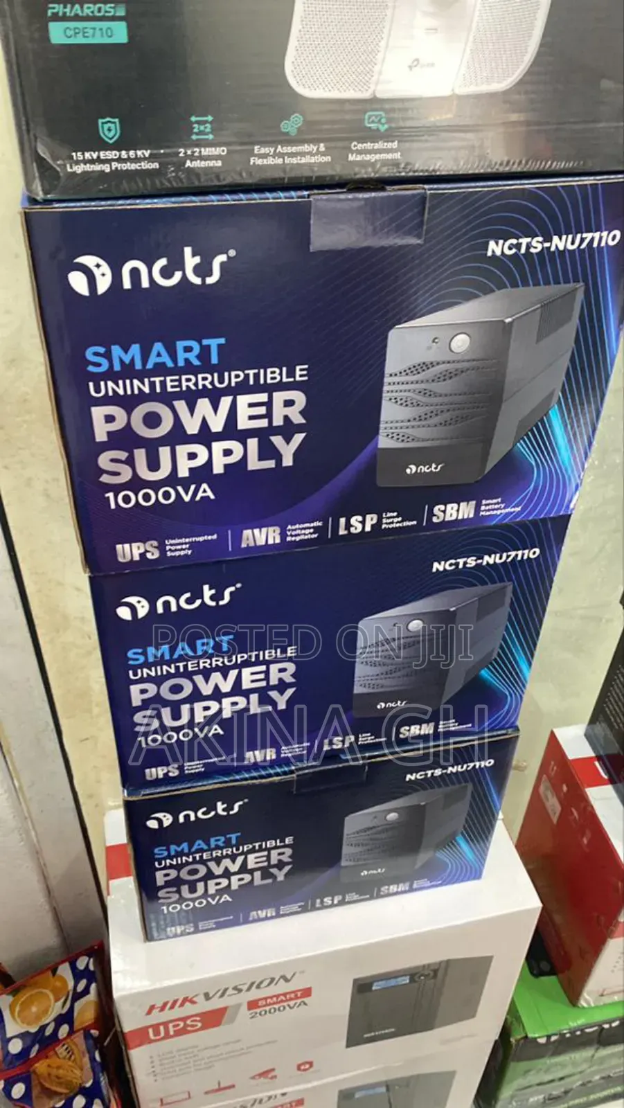 NCTS 1000va Ups Line Interactive Smart Ups 1kva