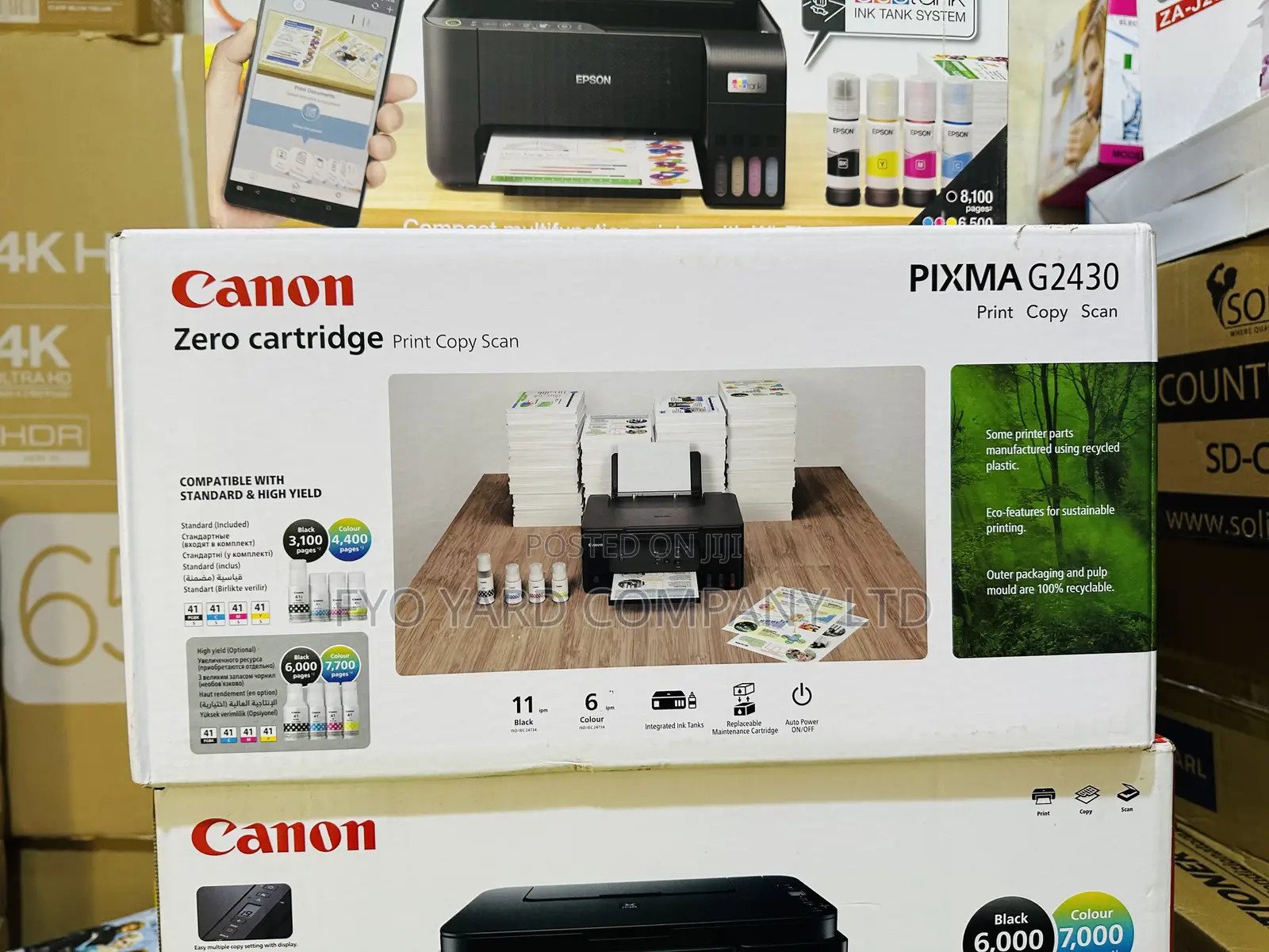 Home Office Canon Inkjet Color Printing Machine