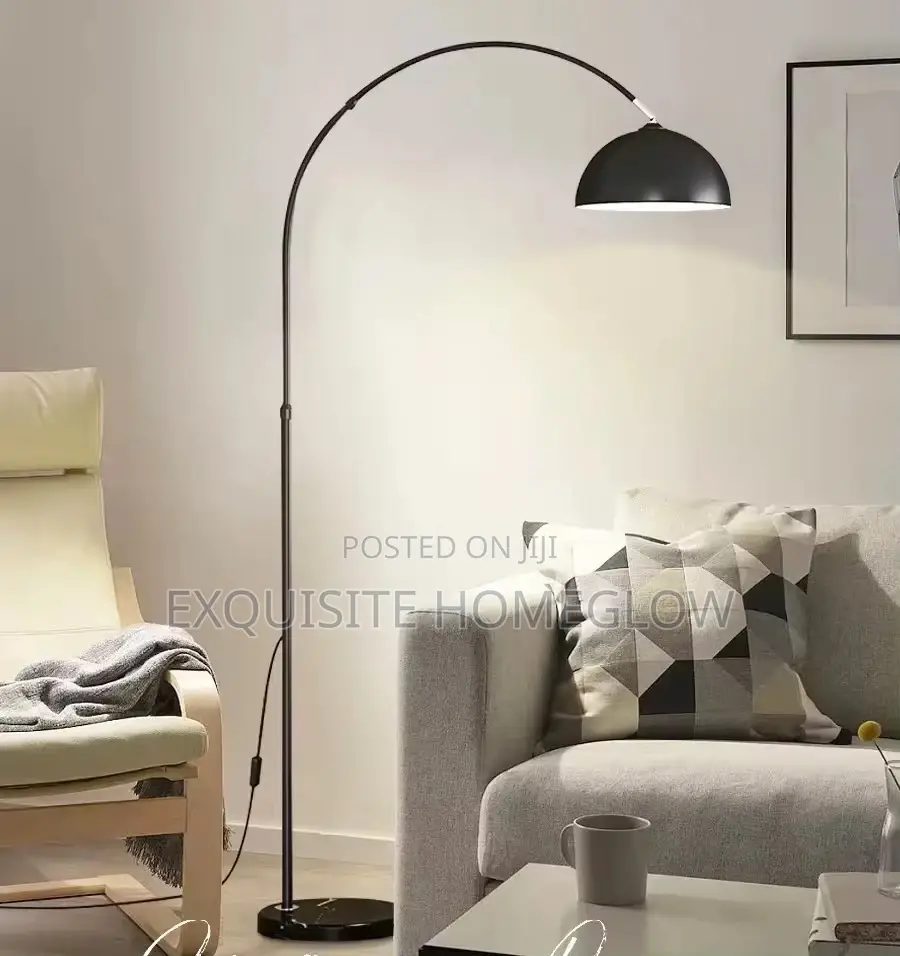 Arc Floor Lamp Available in Black and White