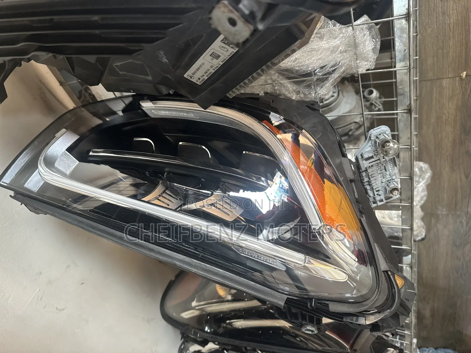 Mercedes Benz GLC 2020-2023 Led Headlight With Charger