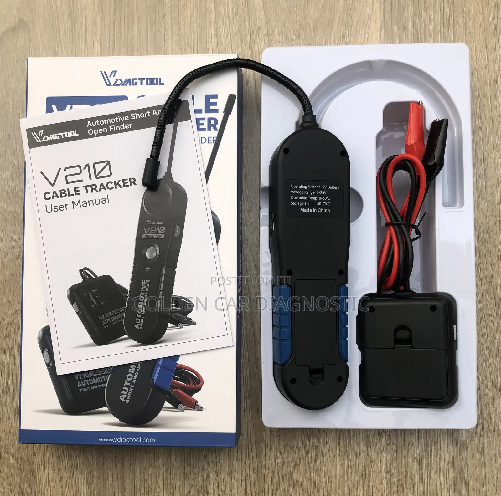 Vdiagtool V210 Car Circuit Wire Tracker Tracer 6v-42v