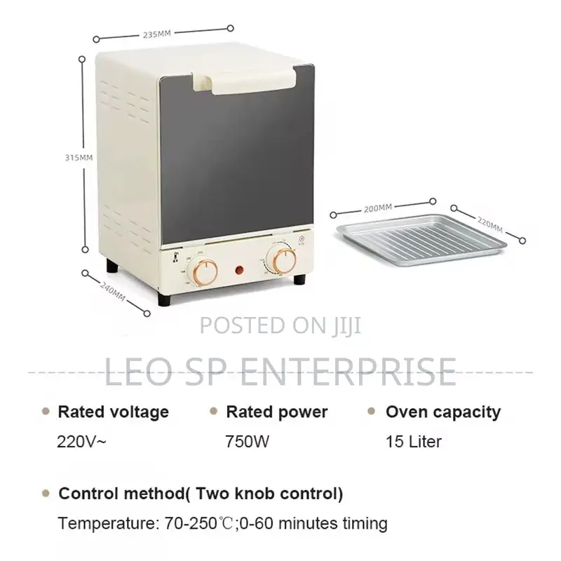 15L Manual Silver Crest Air Fryer Oven / Grill