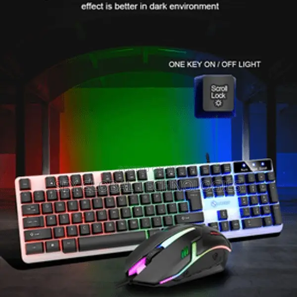 T6 Milang Gaming Wired Keyboard and Mouse Combo .