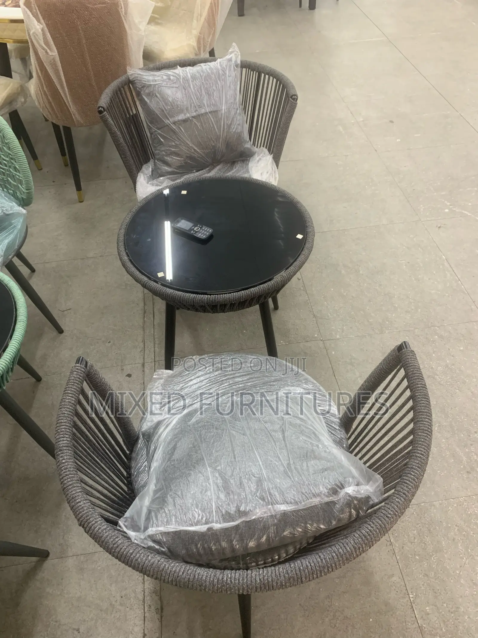 Outdoor Table With 2 Chairs (Balcony Table )