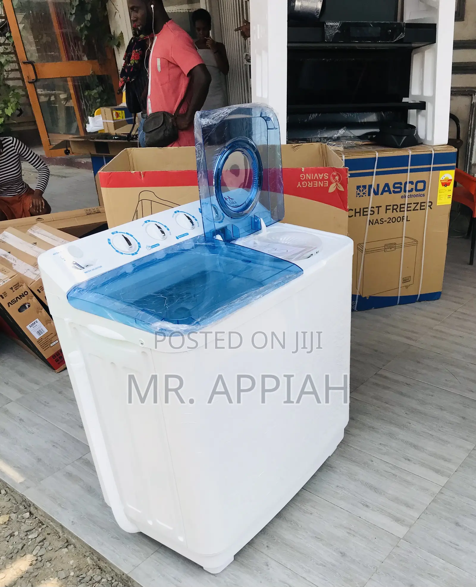 Elegant Zara 11kg Semi-Autotwintab Electric Washing Machine