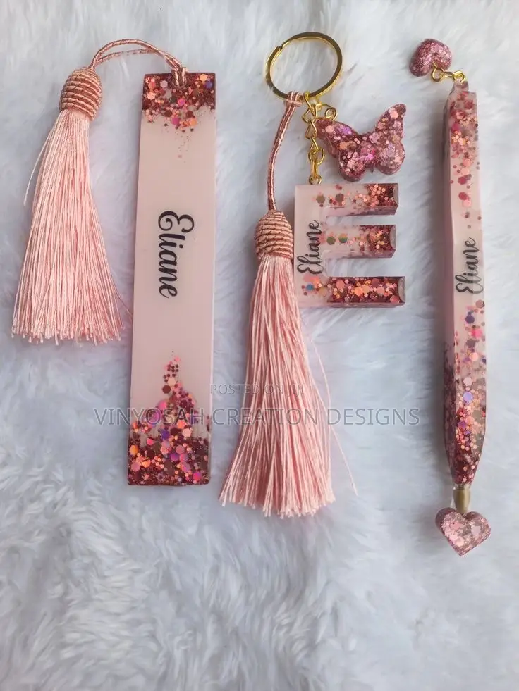 Resin Pen With Bookmarks