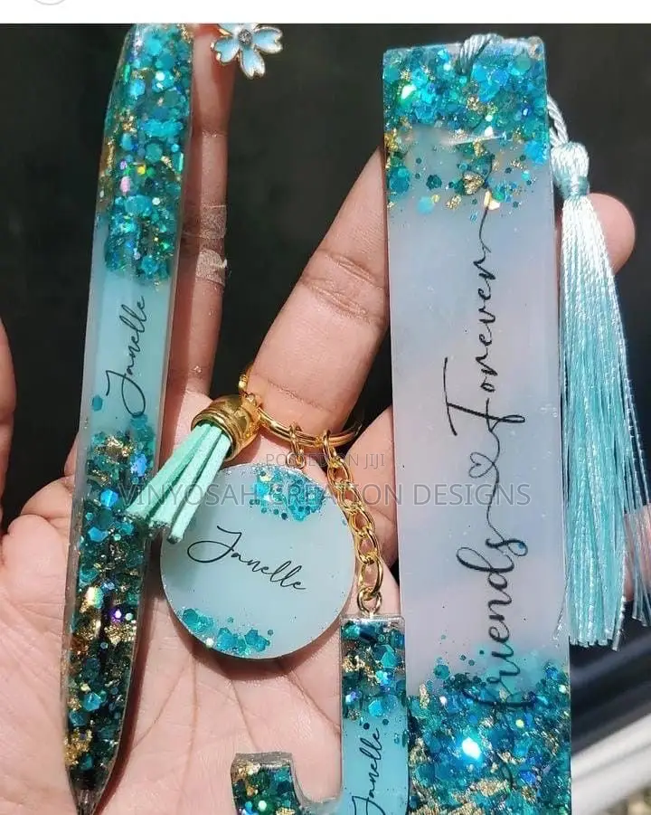 Resin Pen With Bookmarks