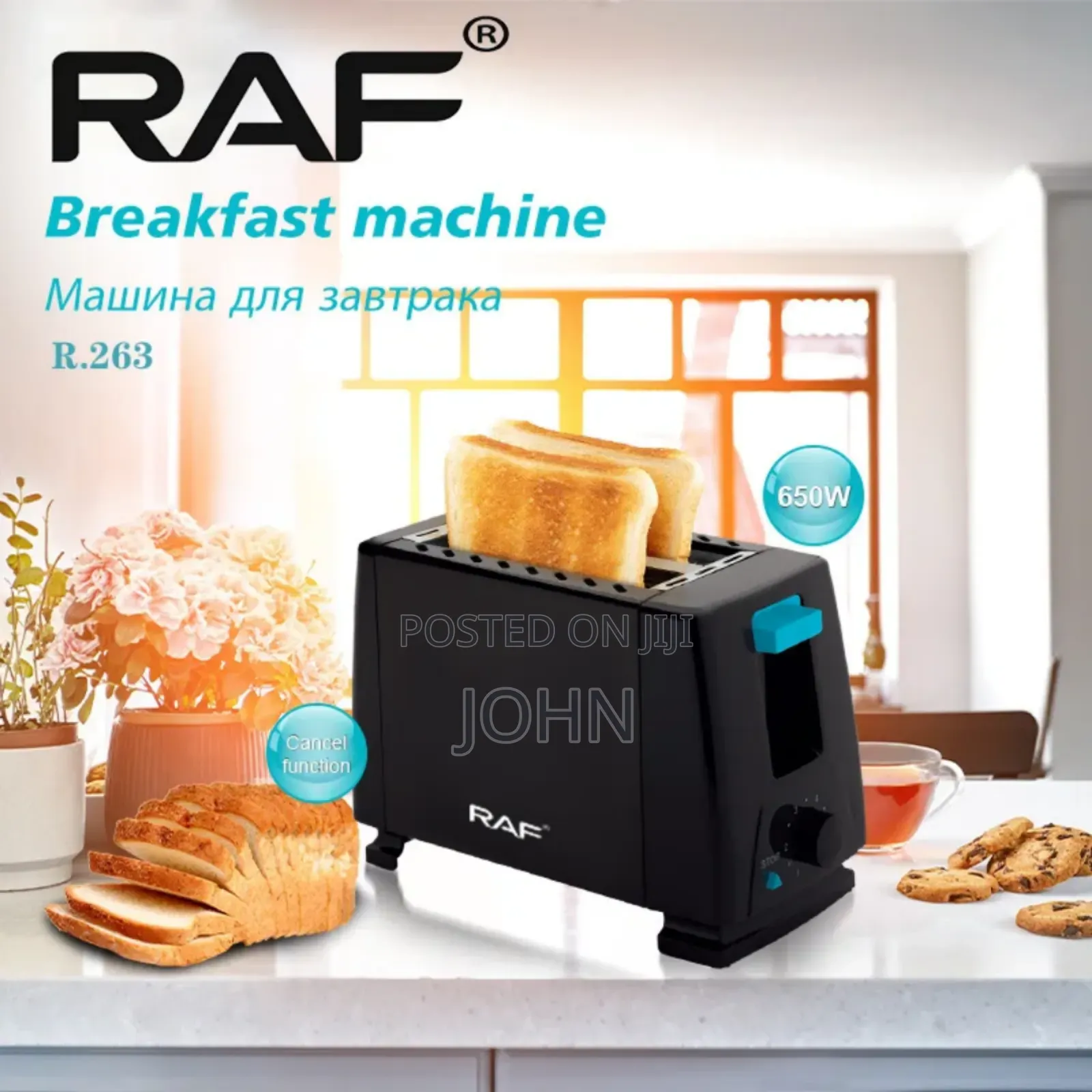 2 Slice Toaster RAF