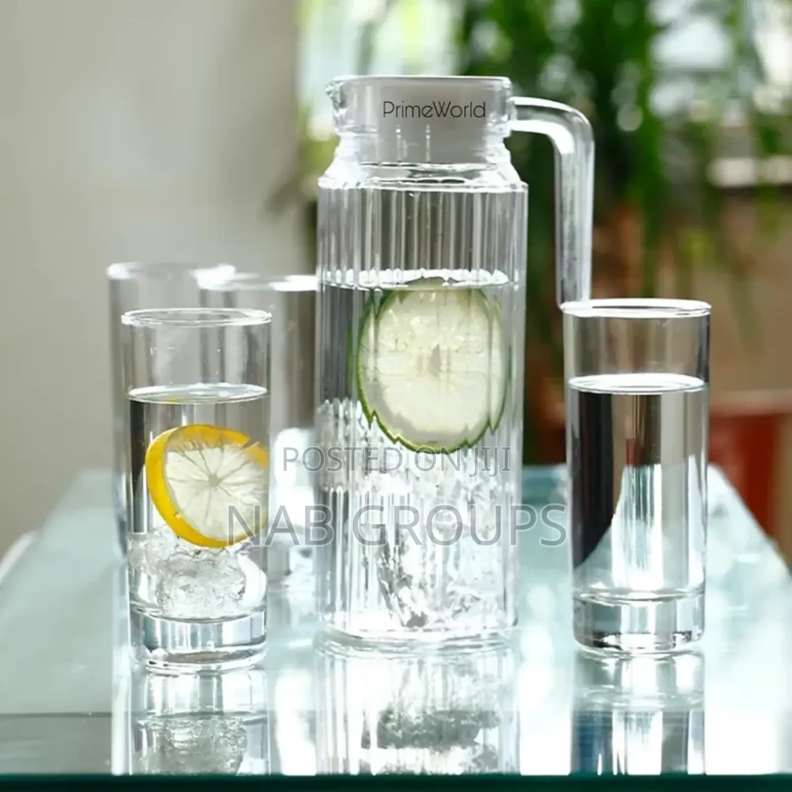 Jug With Highball Glasses