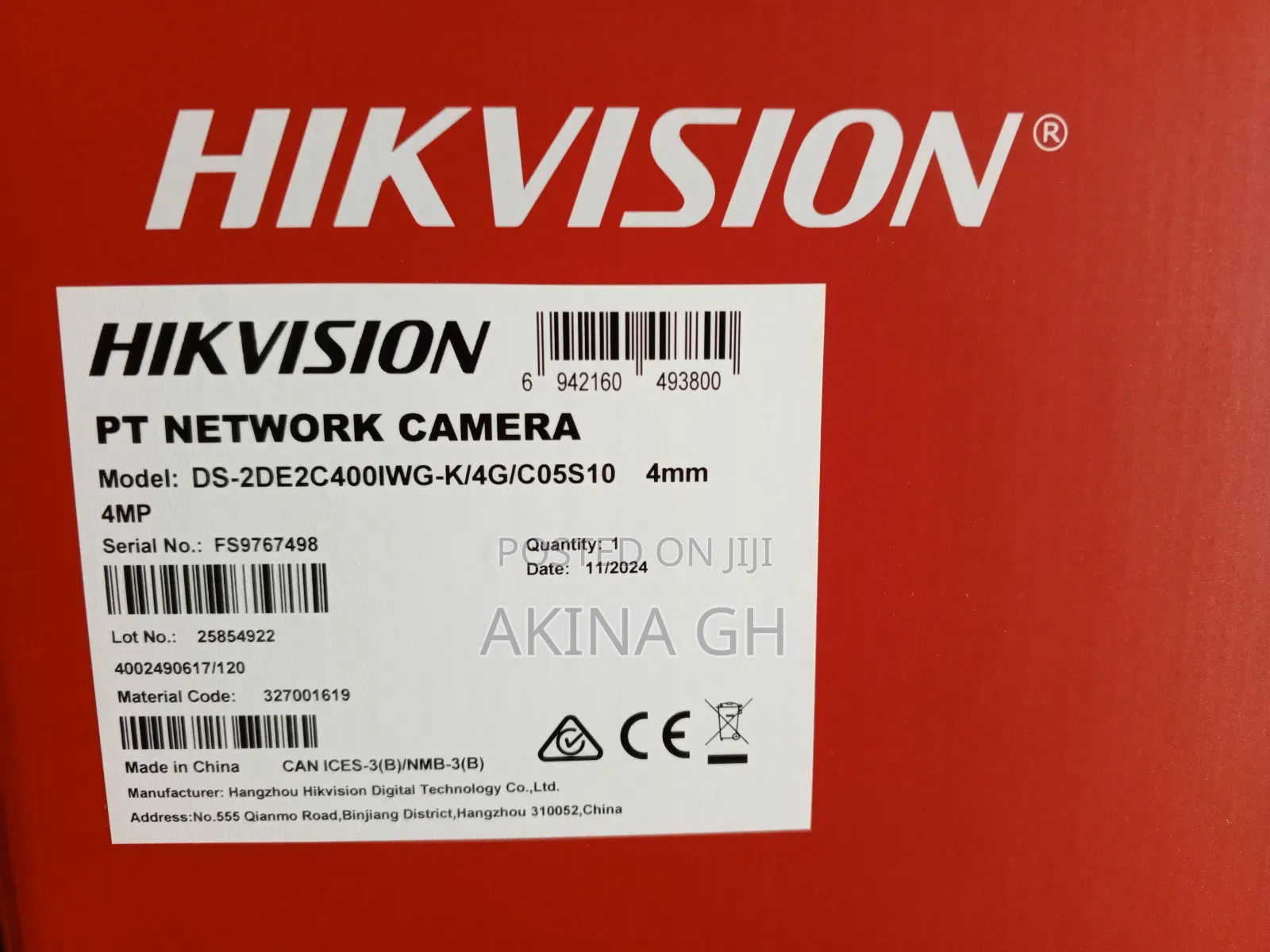 Hikvision 4mp Ip 4g Sim Solar PTZ Camera