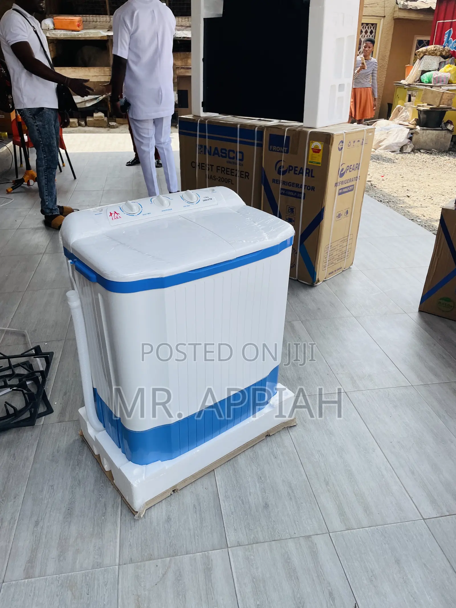 Affordable Zara 7kg Twin Tub Top Load Washing Machine.