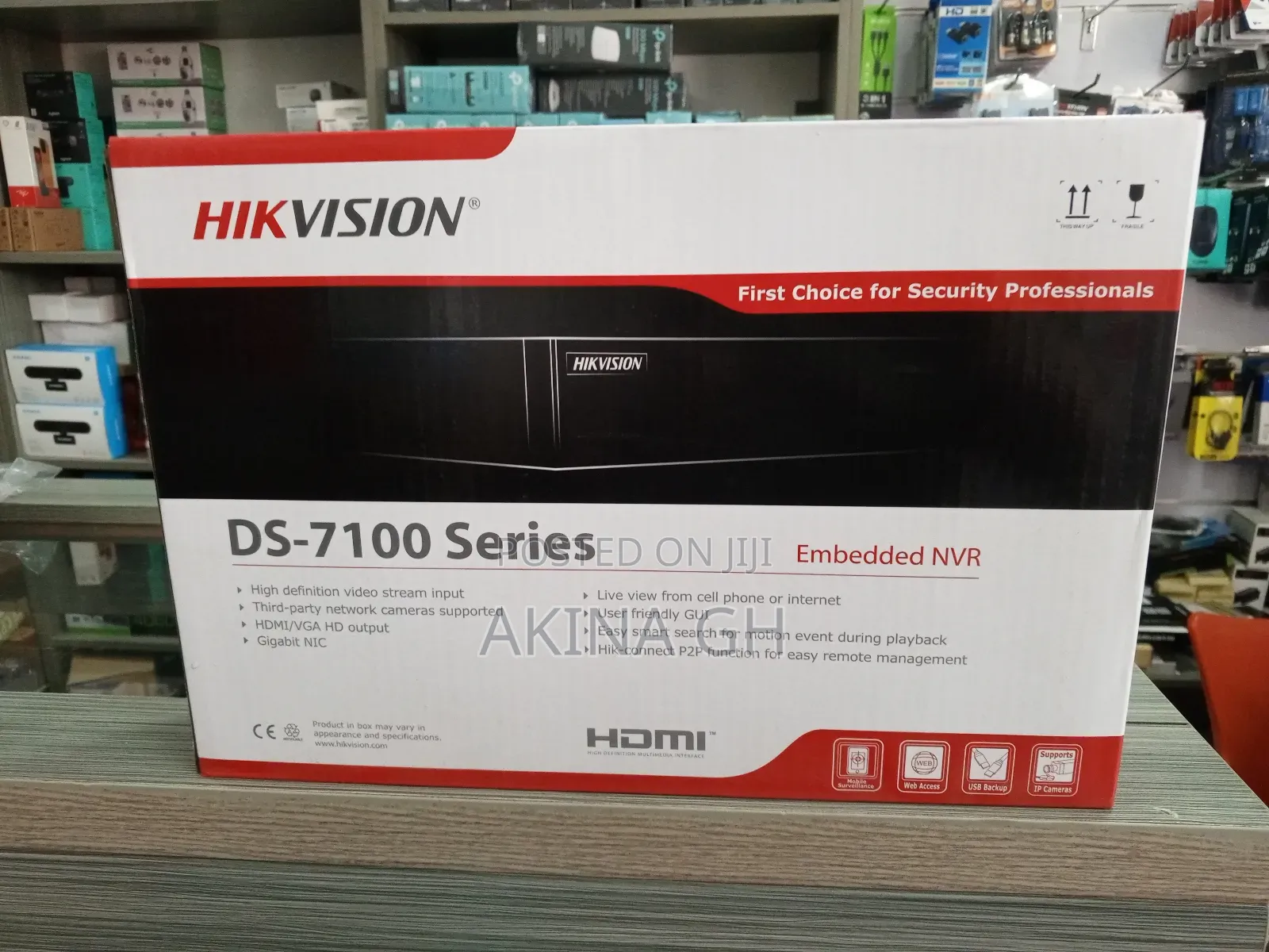 Hikvision 4ch Non Poe Embedded Network NVR DS-7104NI-Q1/M
