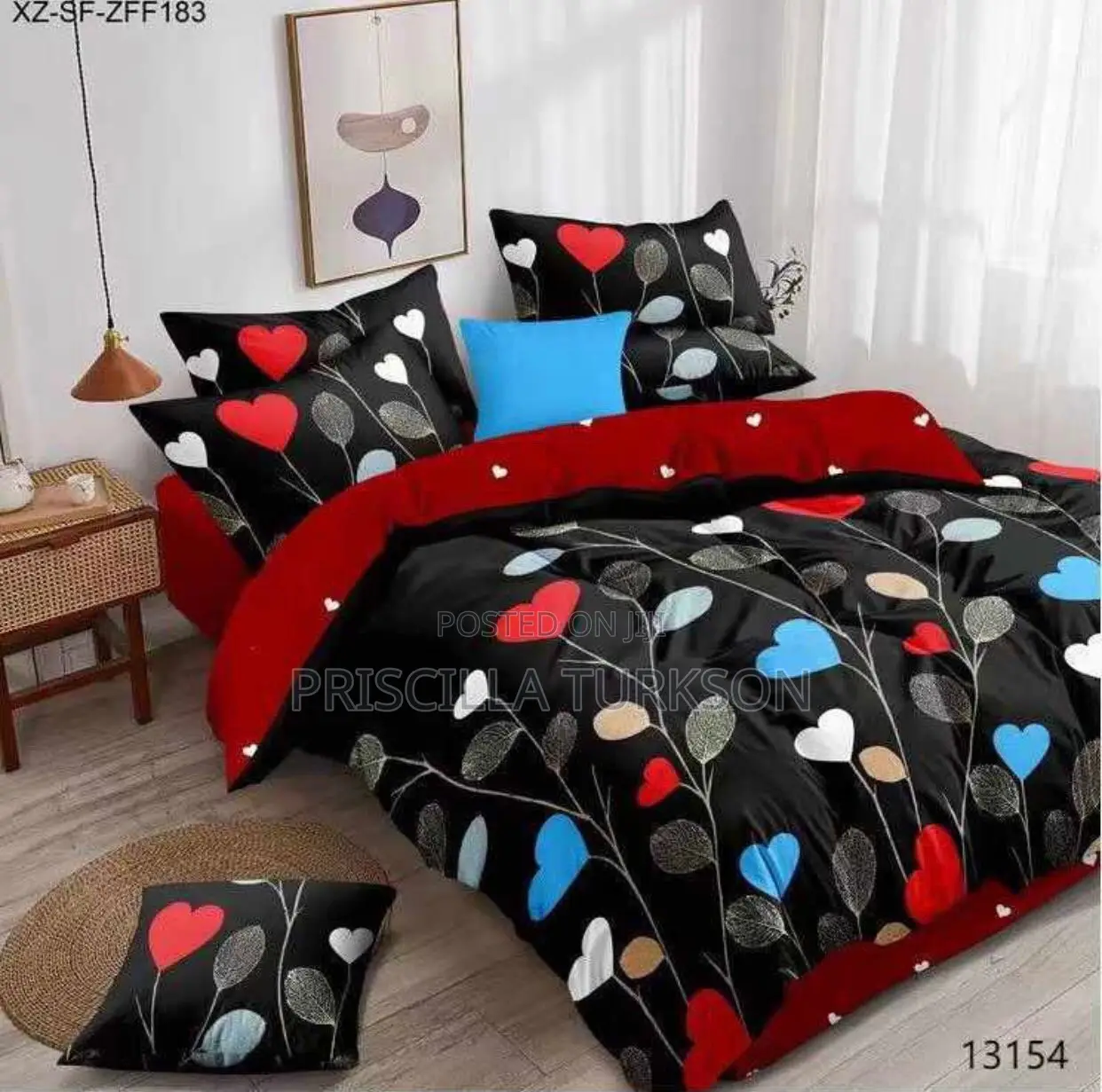 Colorful Love Duvet Set.