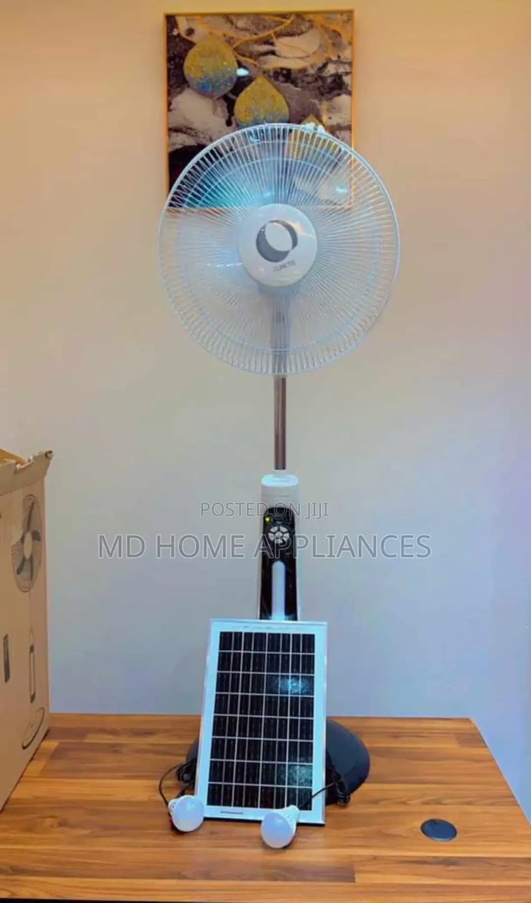 Clinette Solar Rechargeable Fan