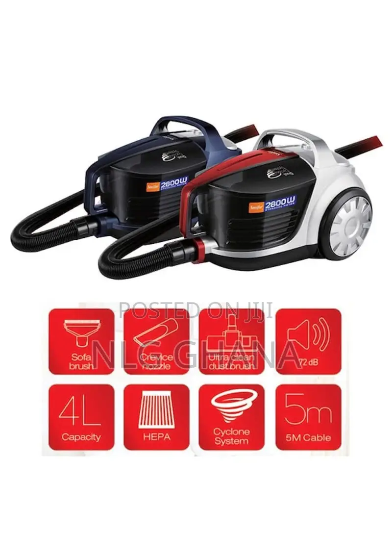 2800W 4L Dual Cyclone System With Hepa Filter Vacuum Cleaner