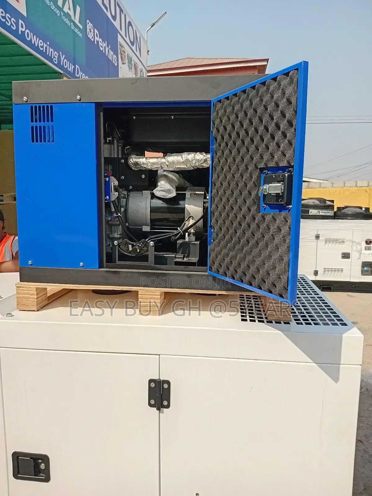 Back Inside View of Perkins Generator 18kva Premium Size