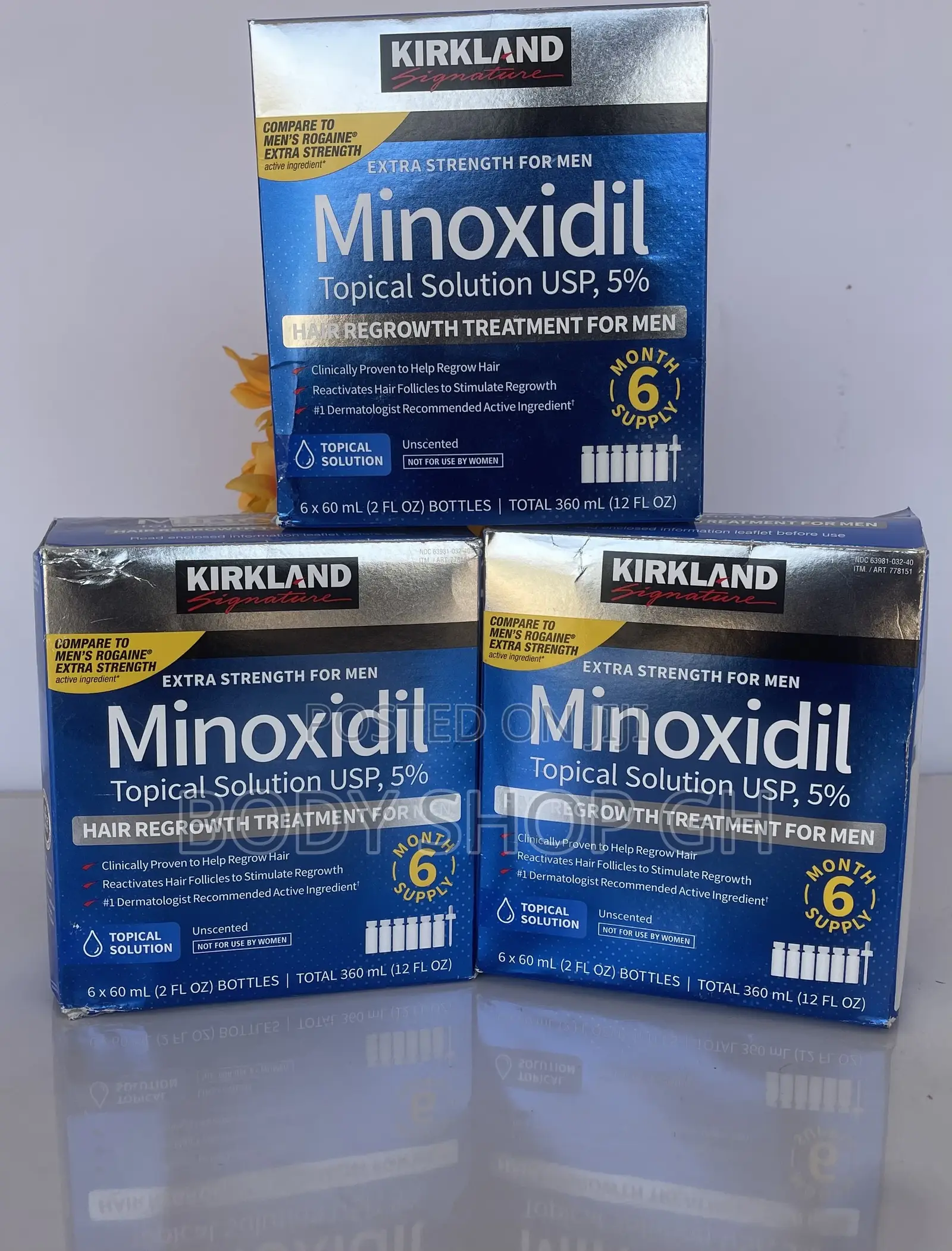 Authentic and Undiluted Kirkland Minoxidil From USA -