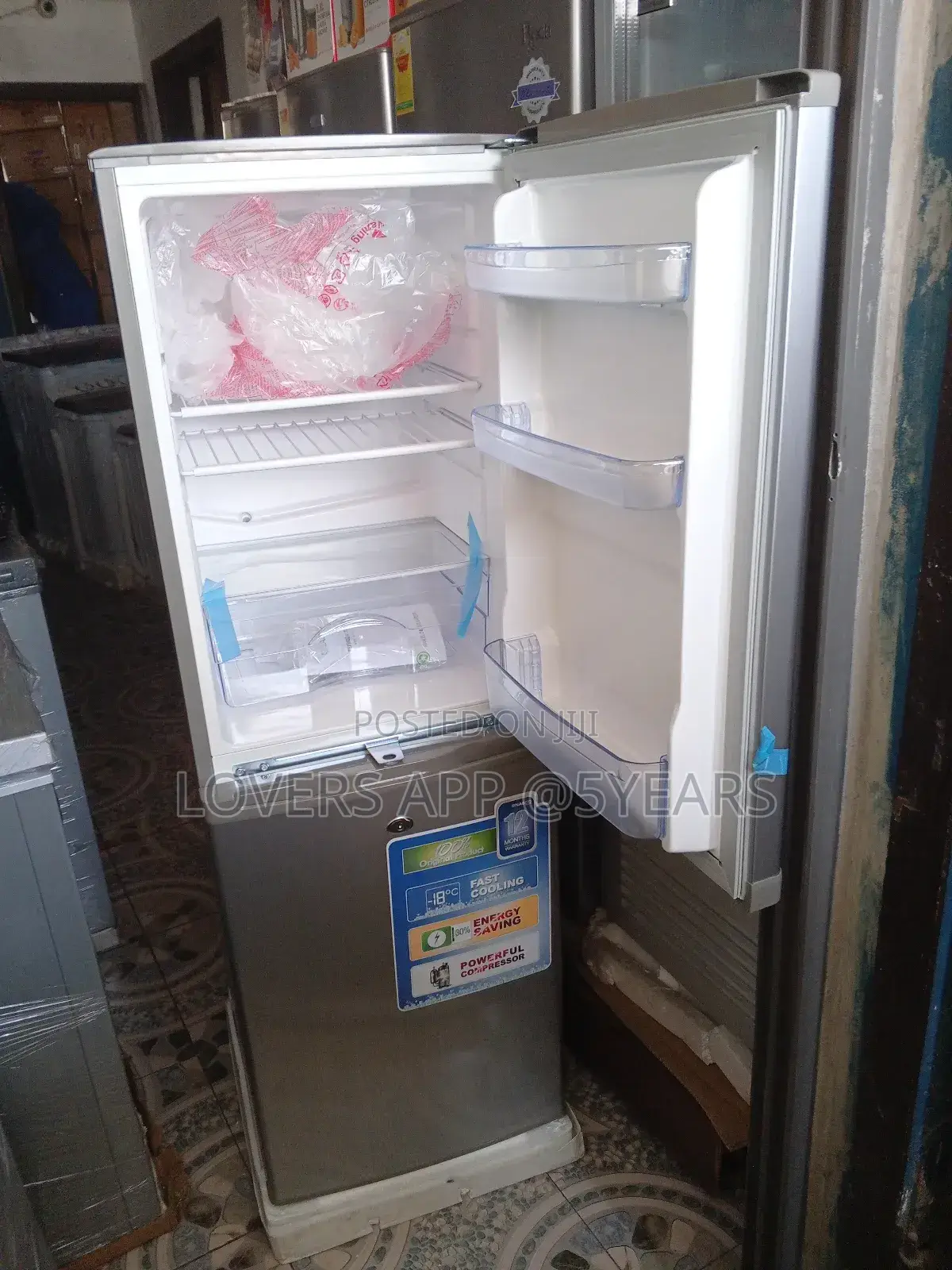 Nasco 142L Fridge/Freezer NASD2-20 Refrigerator Double Door