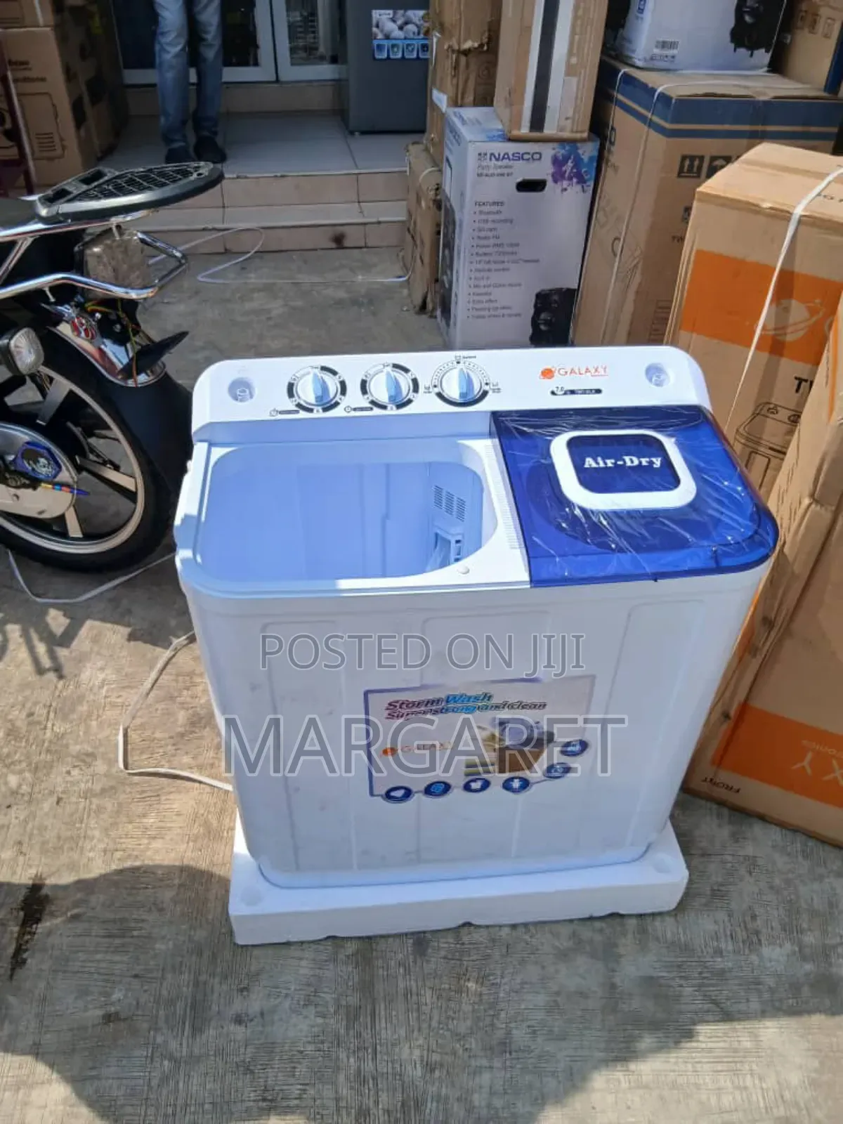 Low Energy Consumer Nasco 7 Kg Semi Automatic Washing Machine