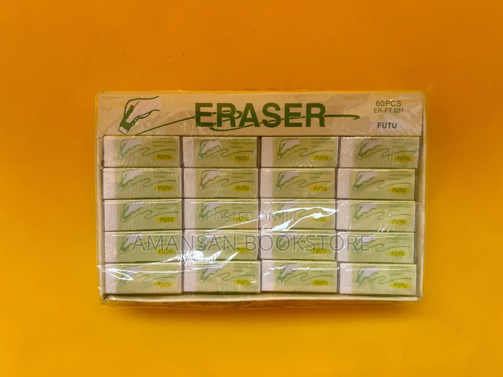 Packet of Erasers (60 Pieces)