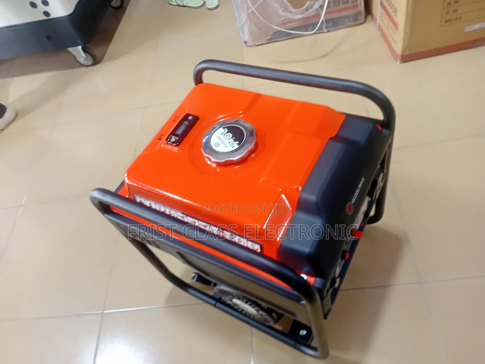 Black and Orange in Colour Ecoolmax Inverter Petrol Generato