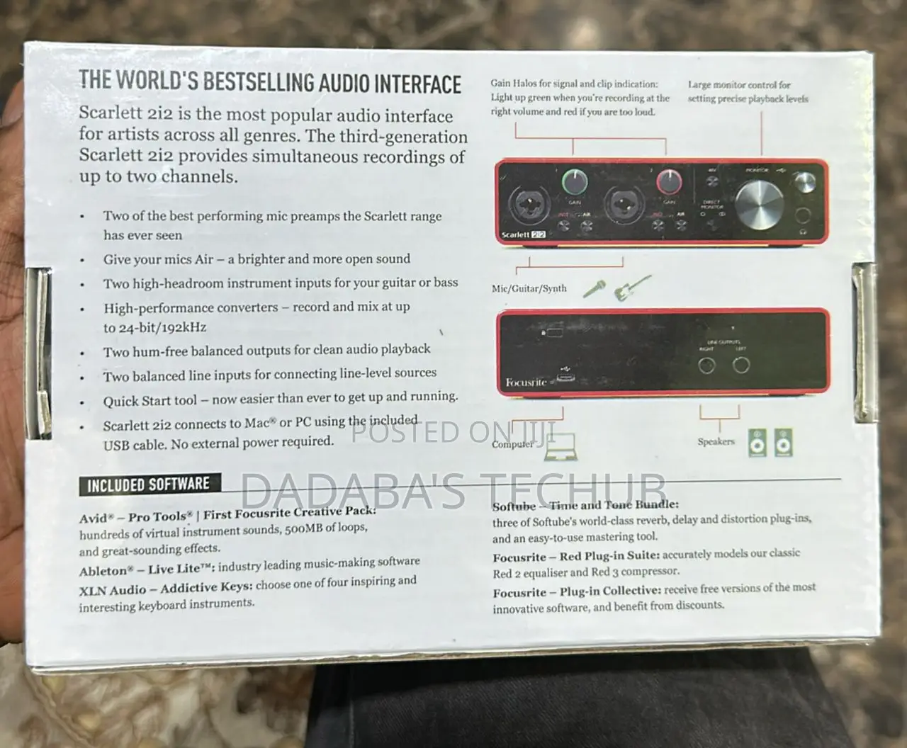 Scarlett 2i2 Soundcard