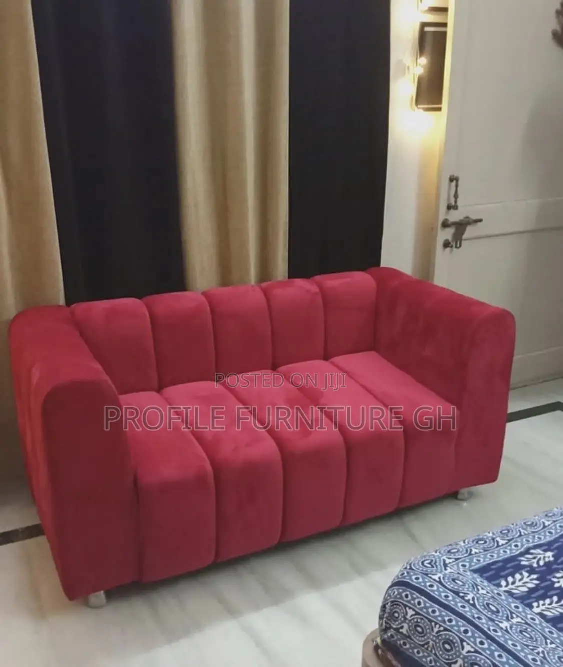 Pristine Red-wine 2in1sofa // Free Delivery