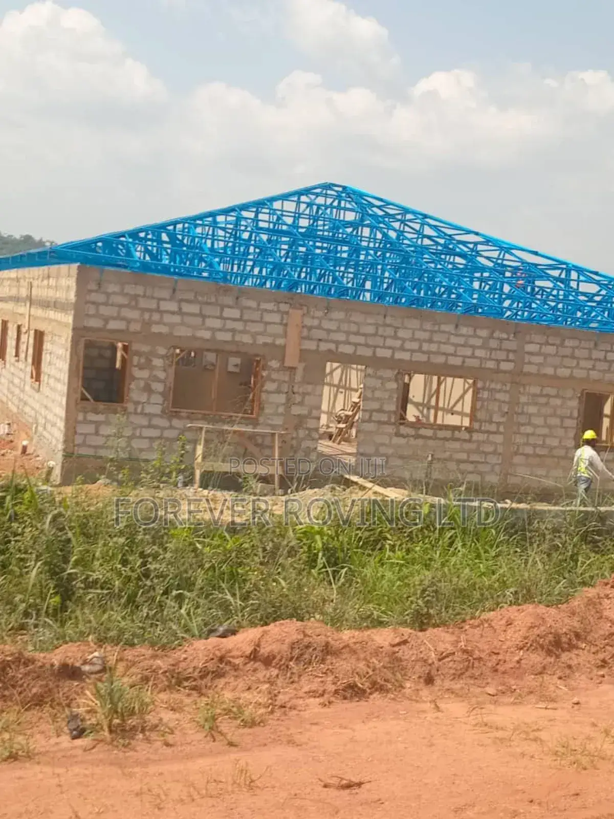 Steel Trusses Installation Services Ongoing at Aburi -Gyanua