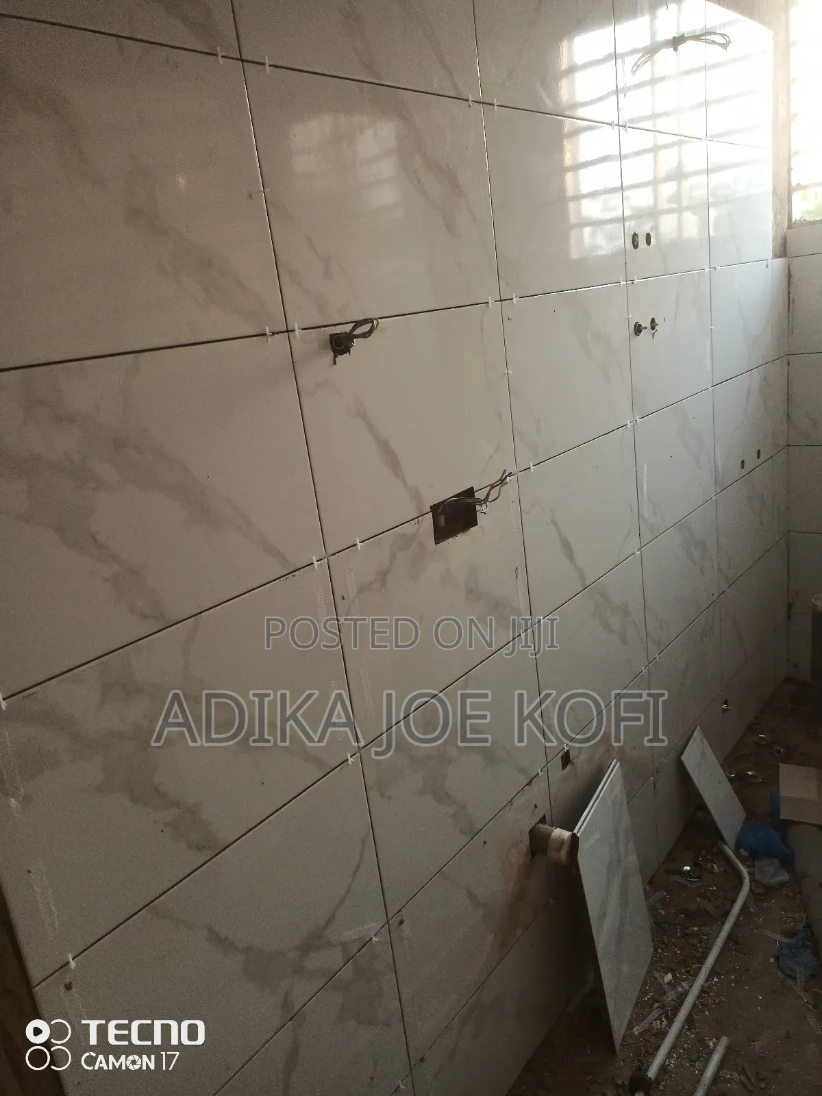 Tiles Workers Decorative Floor