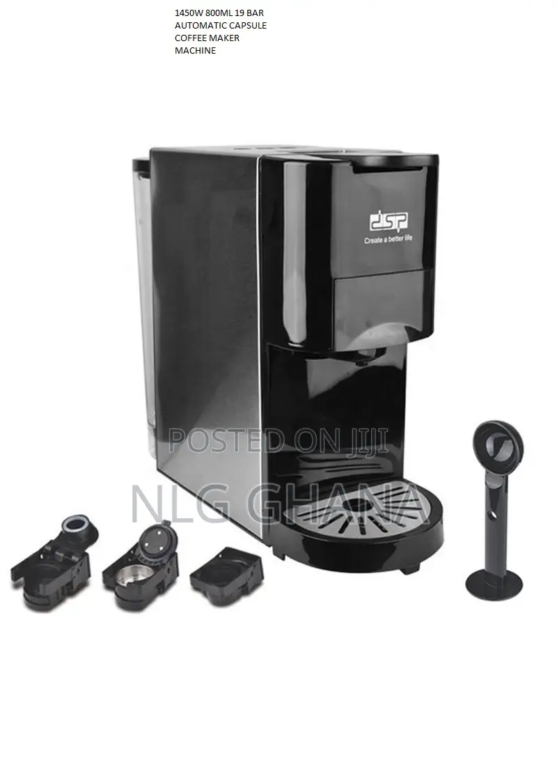 1450W 800ml 19 Bar Automatic Capsule Coffee Maker Machine