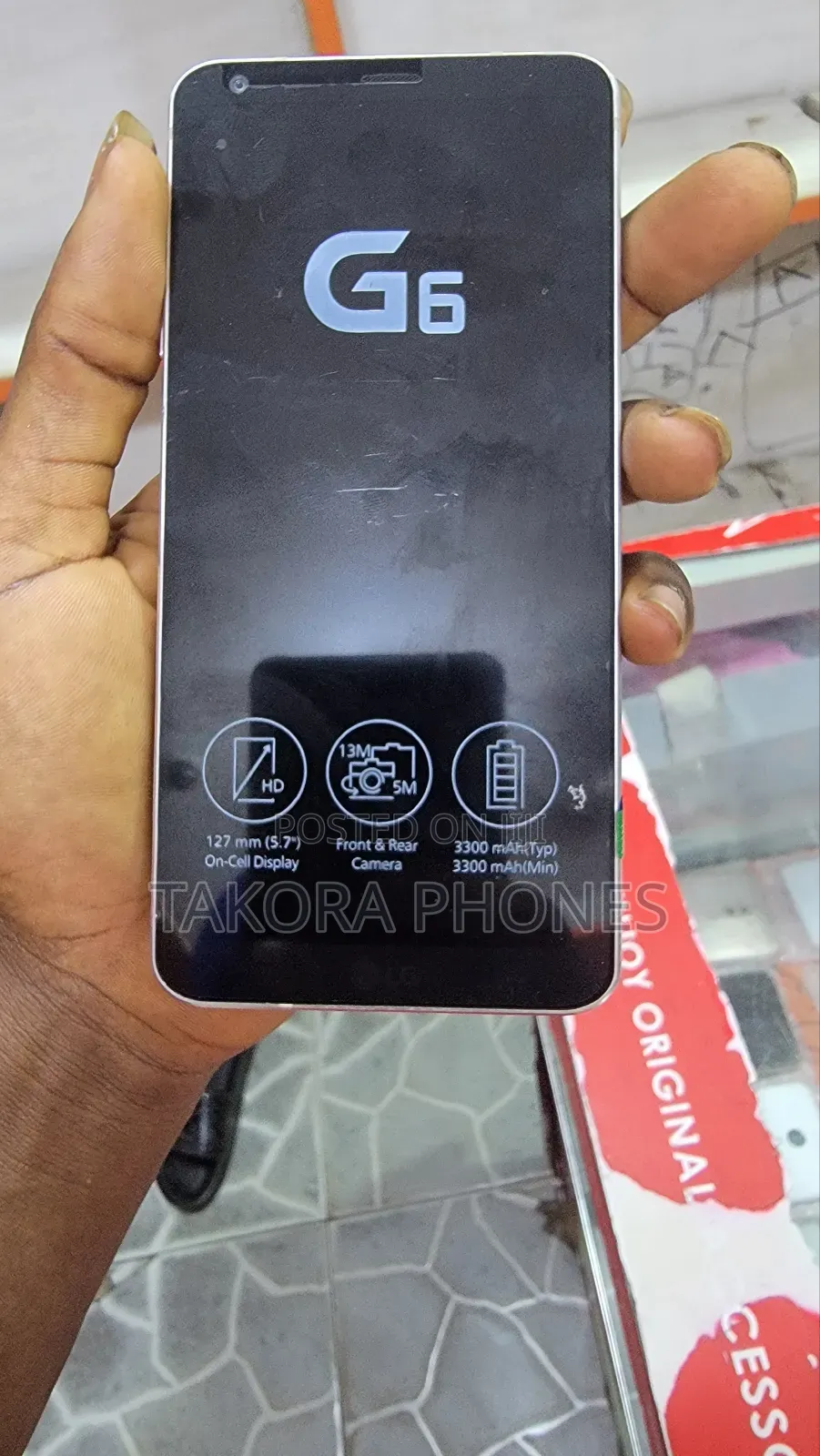 LG G6 32 GB Silver