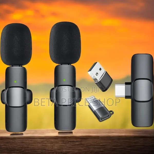 2 in 1 Wireless Microphone for Android and iPhone