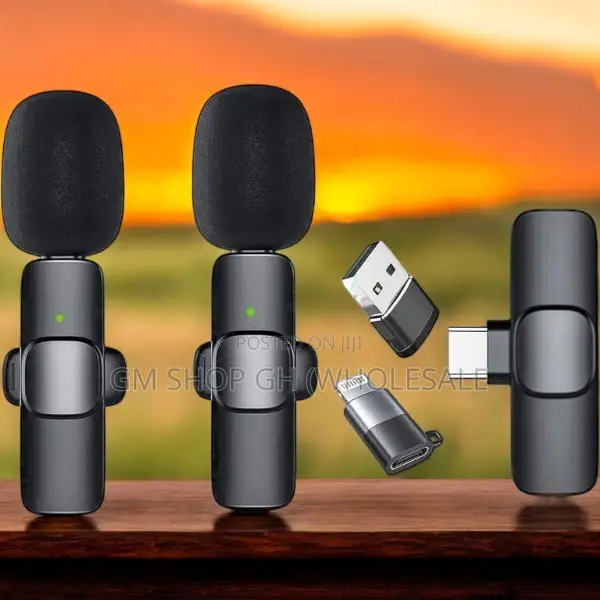 2 in 1 Wireless Microphone for Android and iPhone
