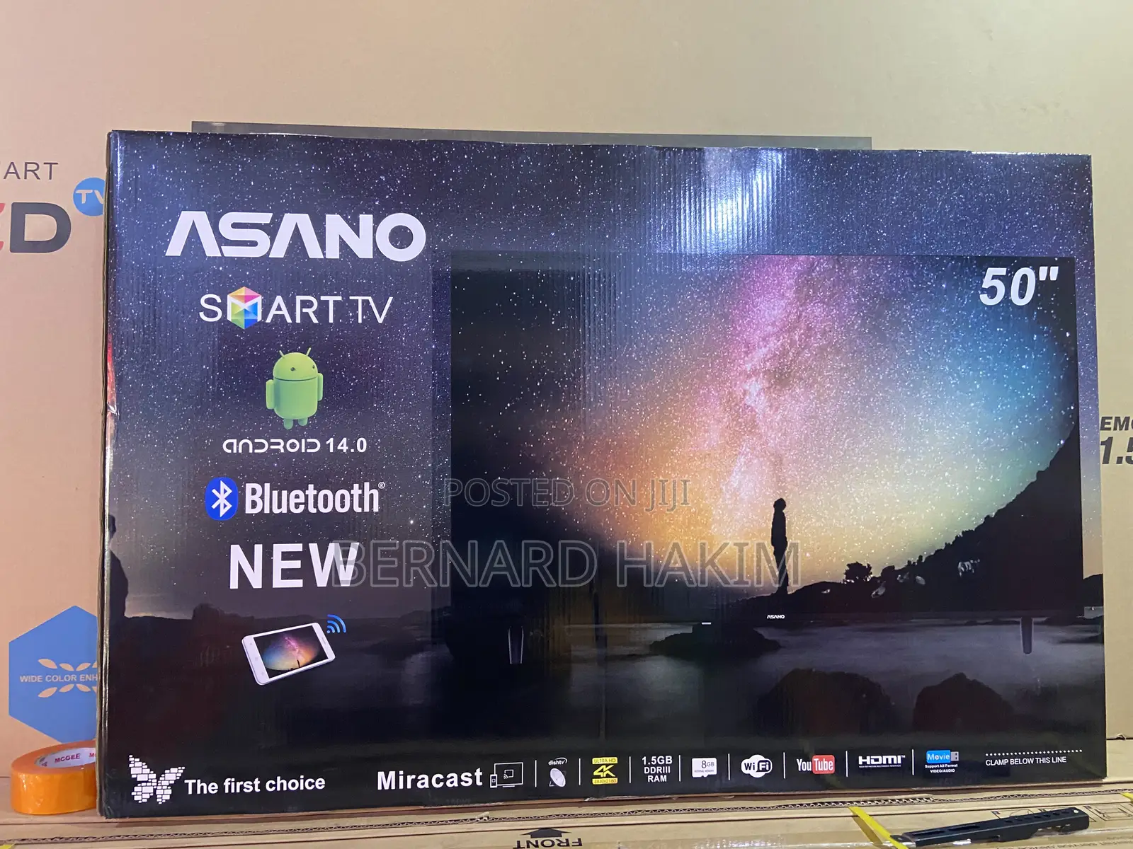 Asano 50” Smart Tv