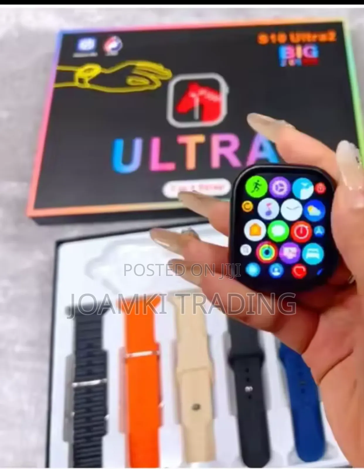 7 in 1 S10 Ultra 2 Smart Watch, Bluetooth Call, Ios/Android