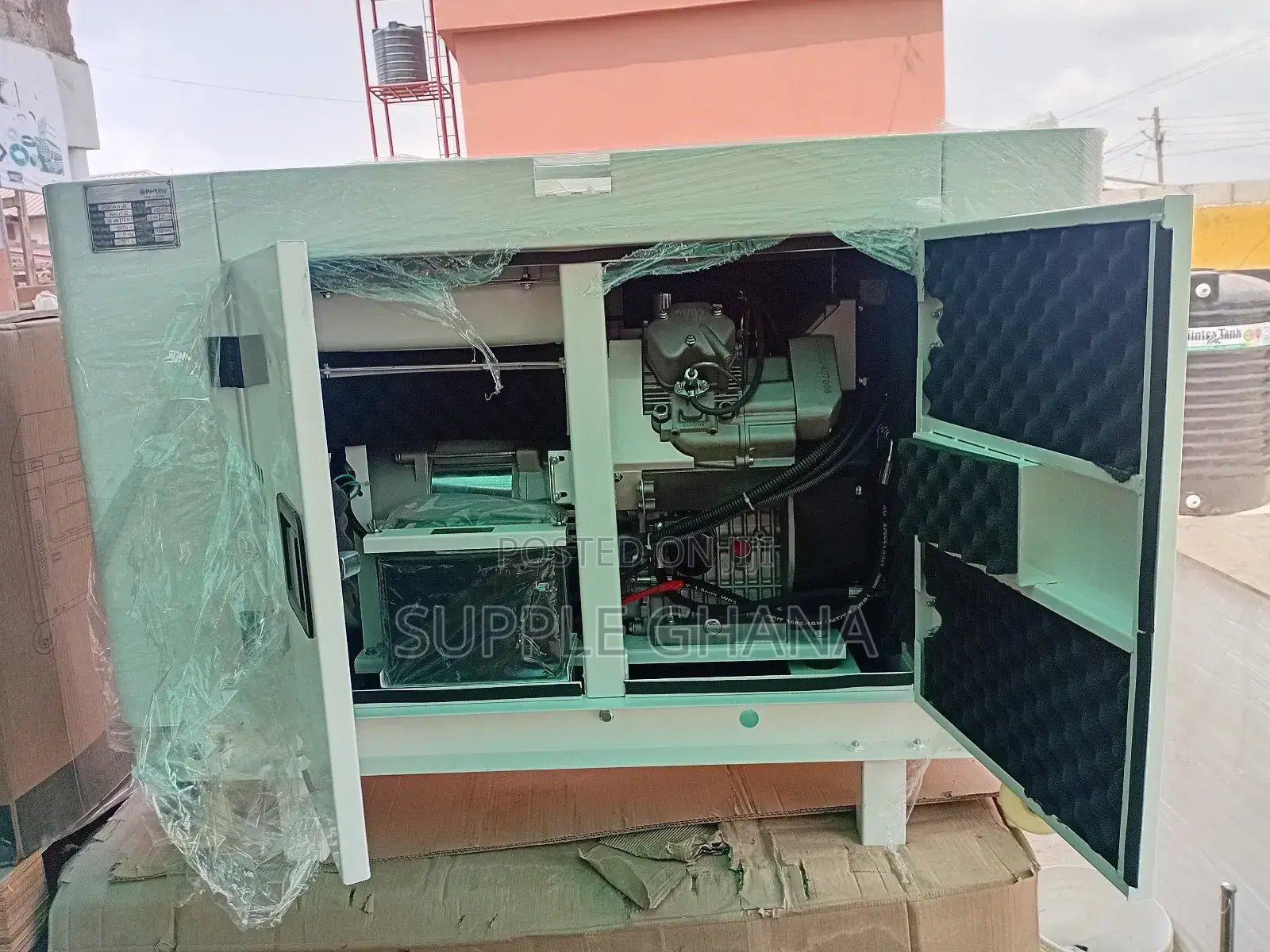 Interior View 15kva Diesel Perkins Generator UK Model Genera