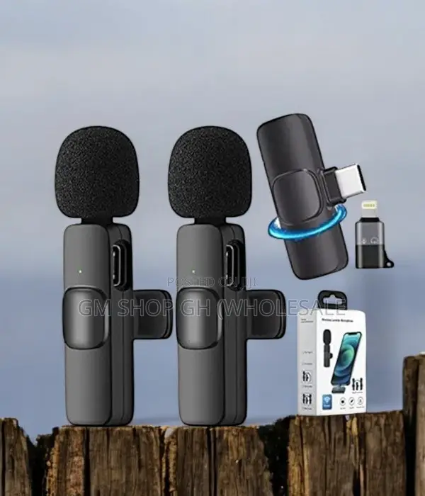 2 in 1 Wireless Microphone for Android and iPhone