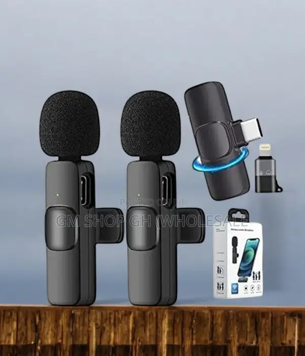 2 in 1 Wireless Microphone for Android and iPhone