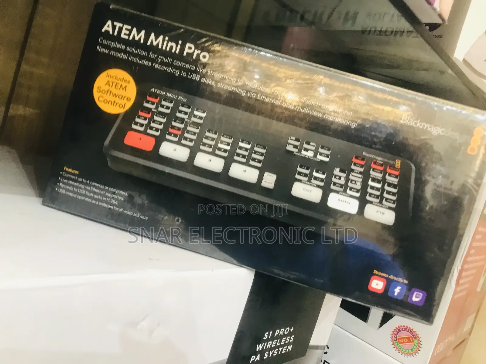 Safety Design ATEM Mini Pro4-Channel Live Stream