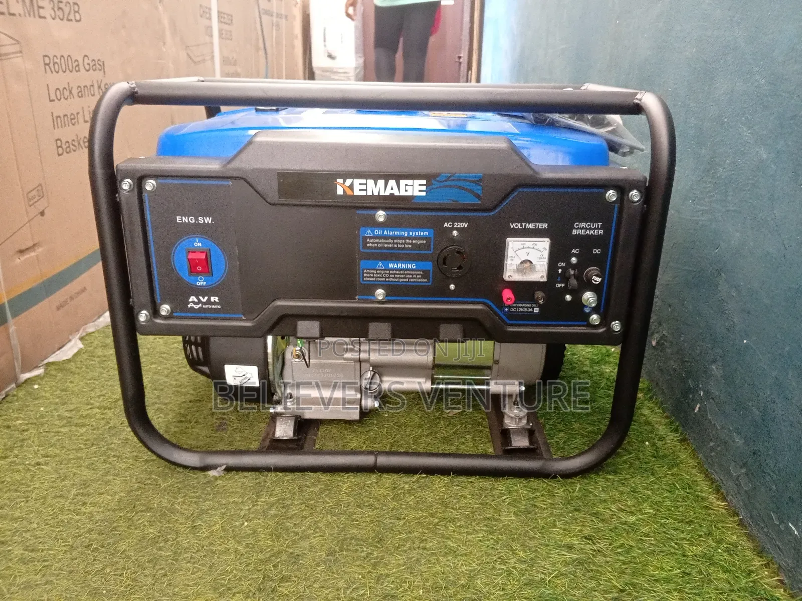 Kemage Generator 7.0kva 8000W Silent Petrol Pull Generator
