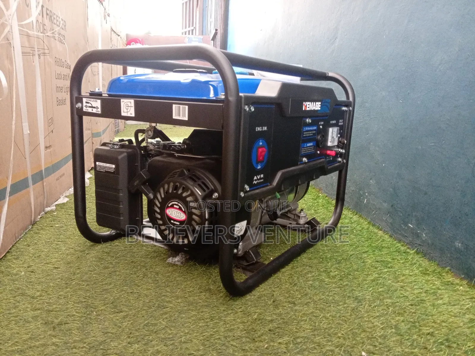 Gasoline Engine Kemage Generator Silent 7kva 8000W Generator