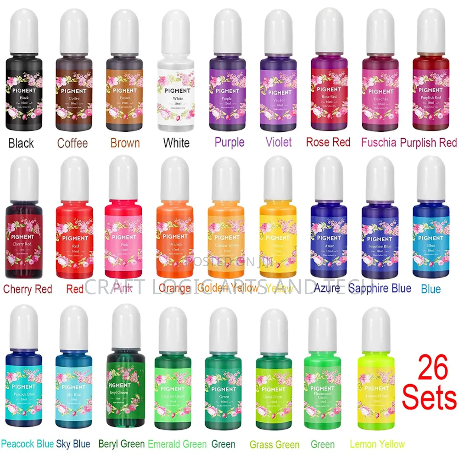 Pigment Dye Epoxy Resin Dye Colorant Mica Gh₵15 Per Bottle