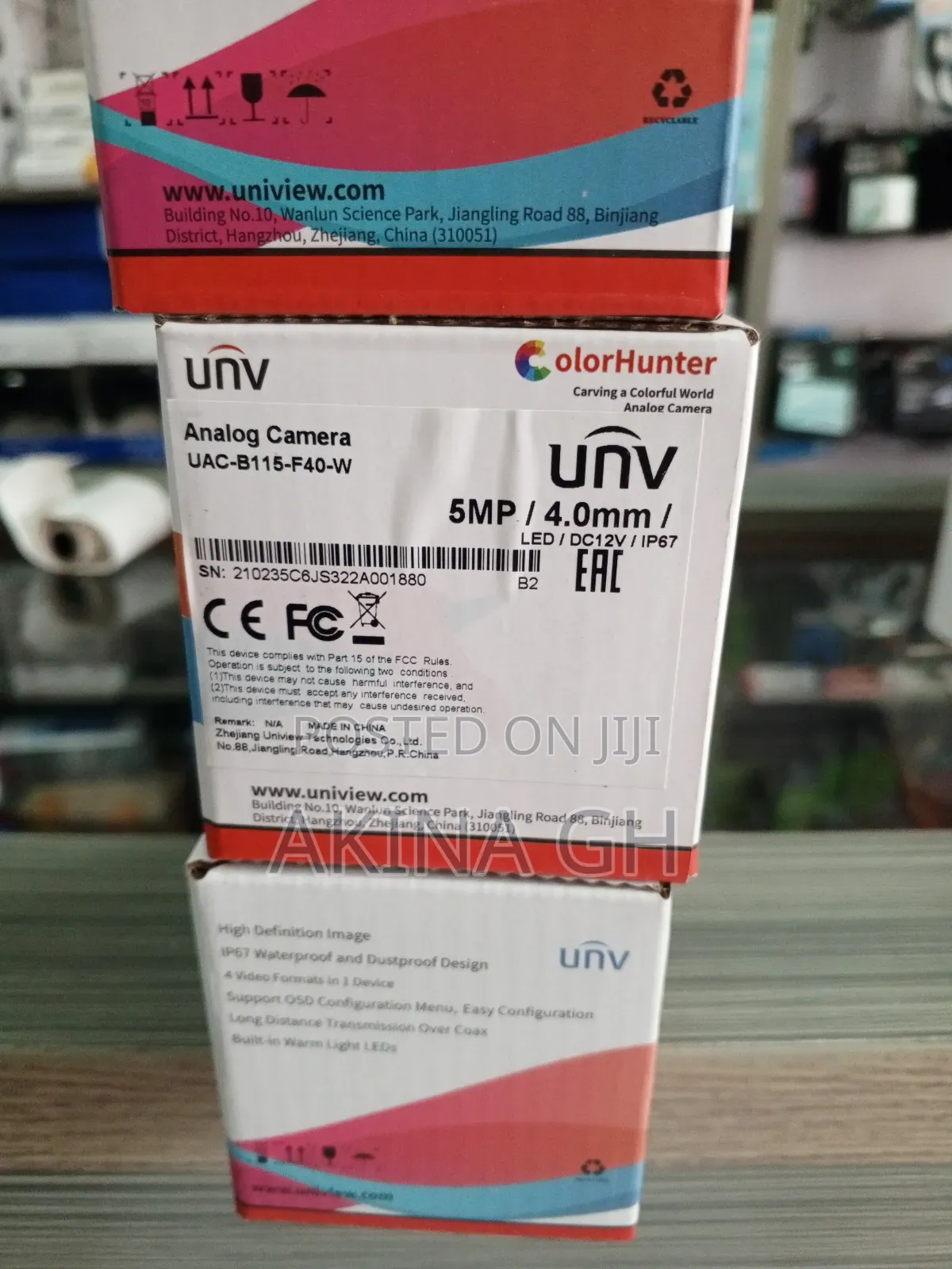 Unv Uniview 5mp Analog Full Color Hunter Bullet Camera