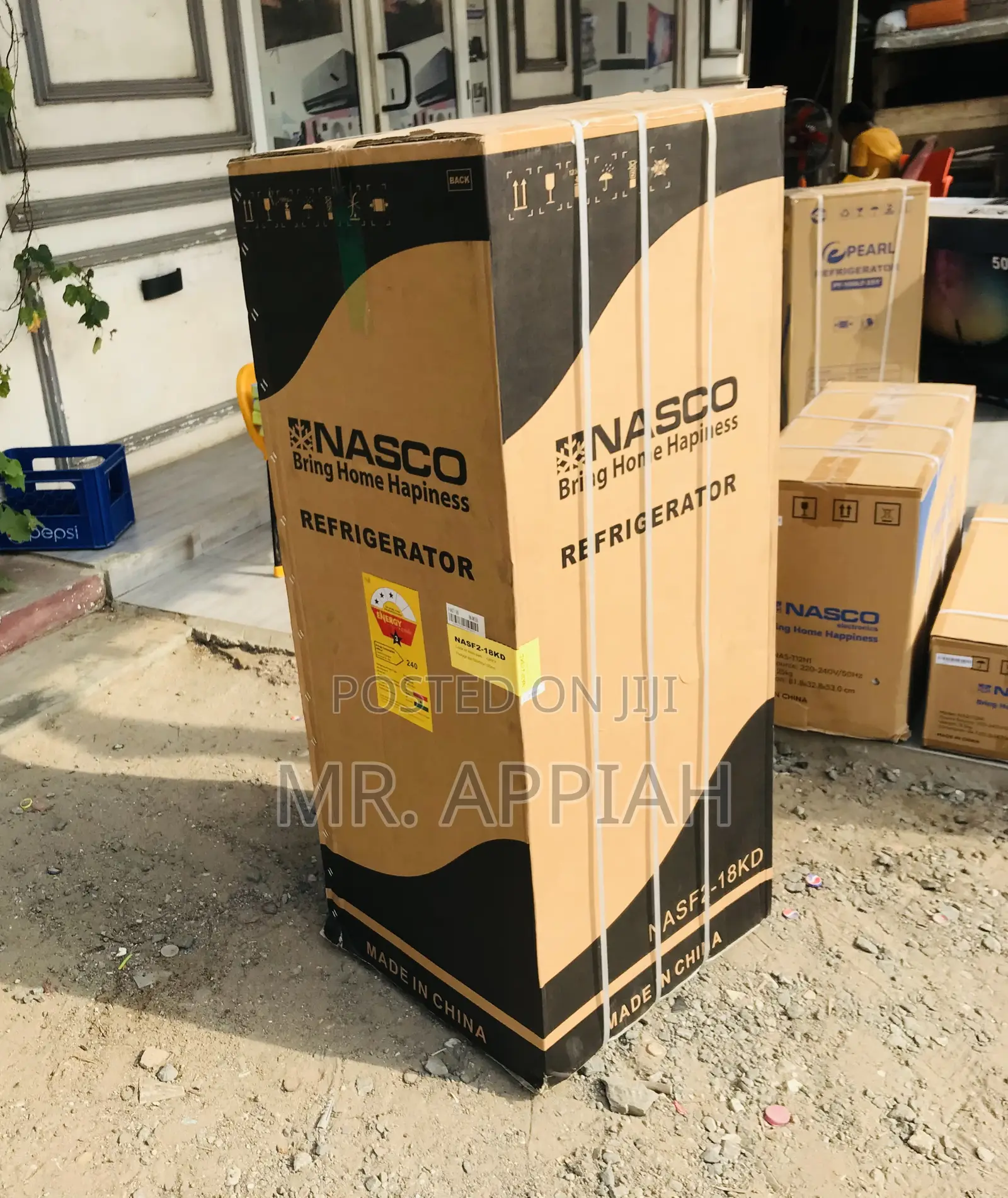 Extremely Chilling Nasco Nasf2-18kd 136L 2 Door Fridge.