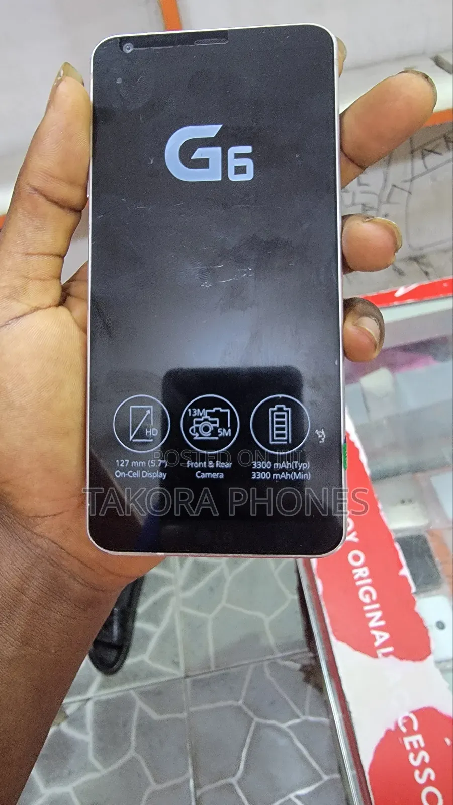 LG G6 32 GB Silver