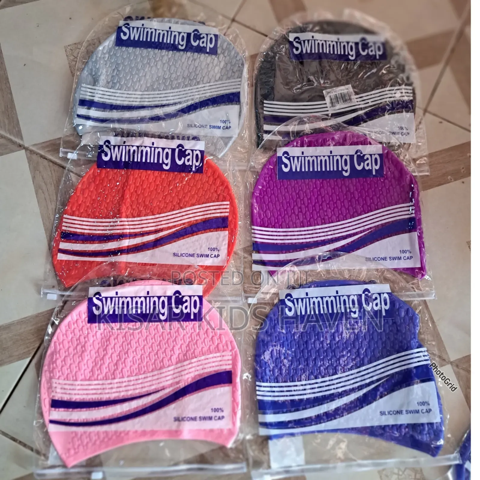 Silicone Swimming Caps for Adults ( Price for 1)