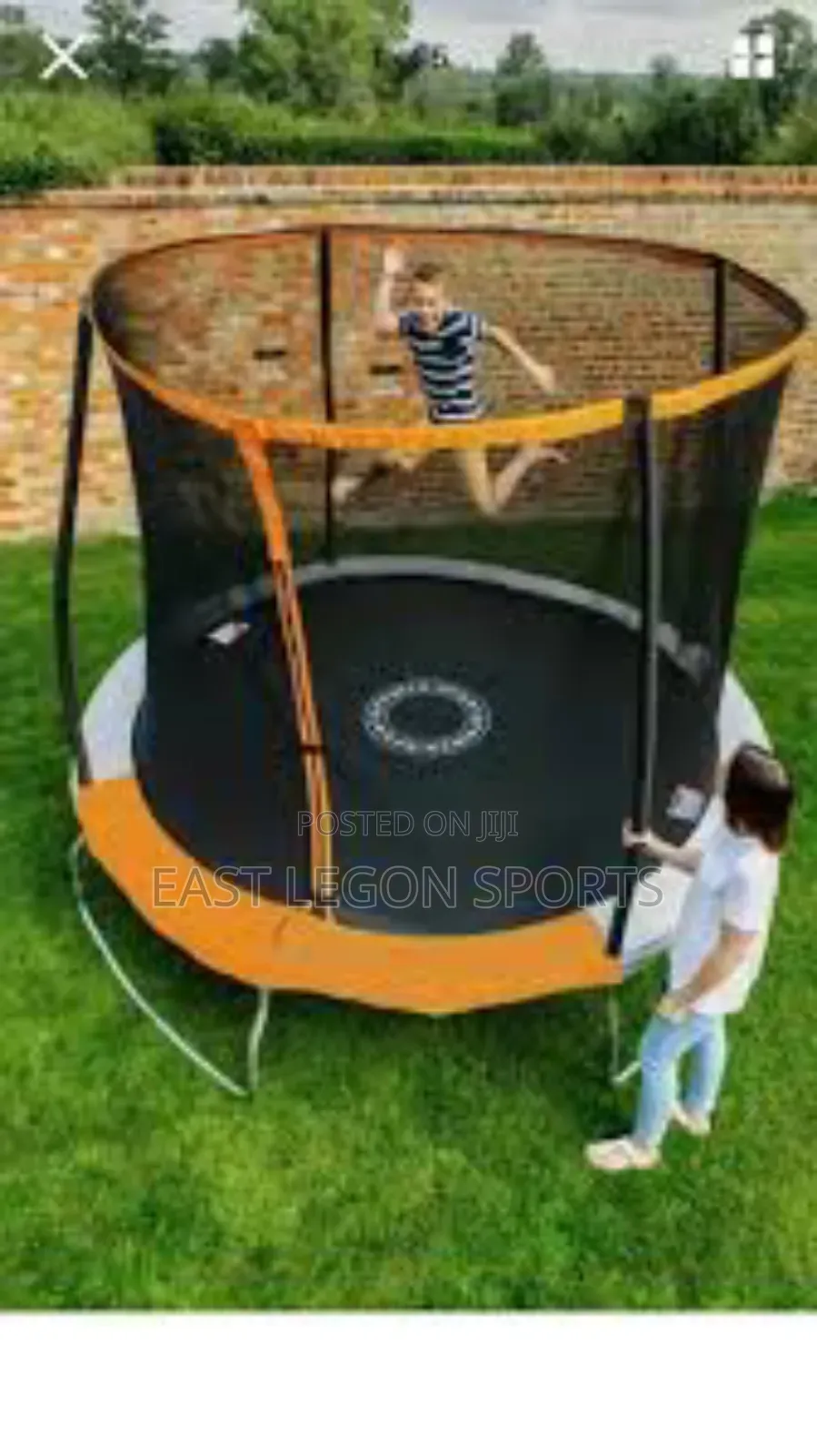 10ft Bouncy Trampoline Jump Folding Type New